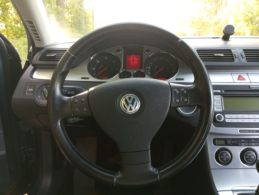 Kierownica skórzana multifunkcyjna VW Passat B6