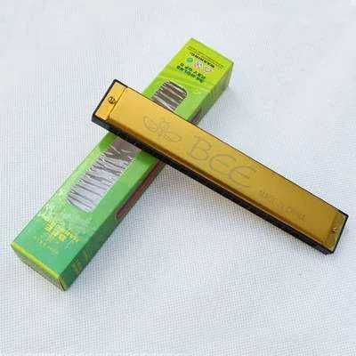 Harmonijka ustna Bee C-dur DF24-1 + książka samouczek