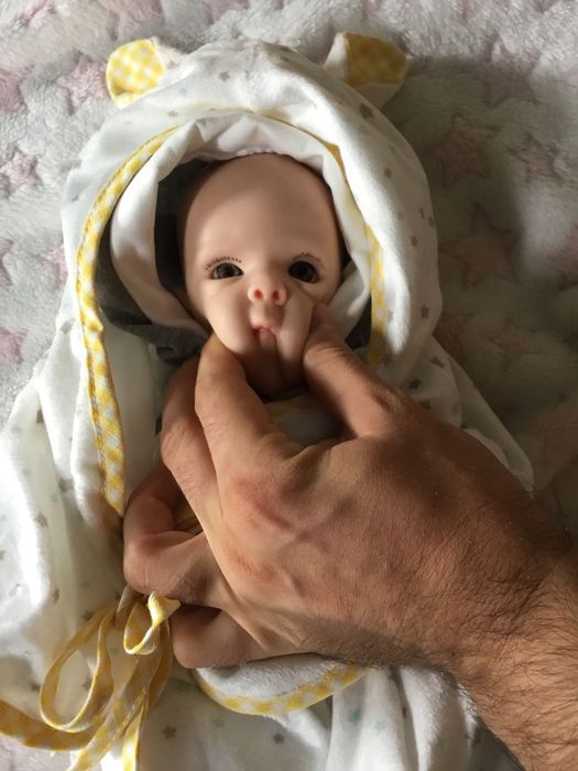 Boneca bebé reborn, silicone (artigos novos)
