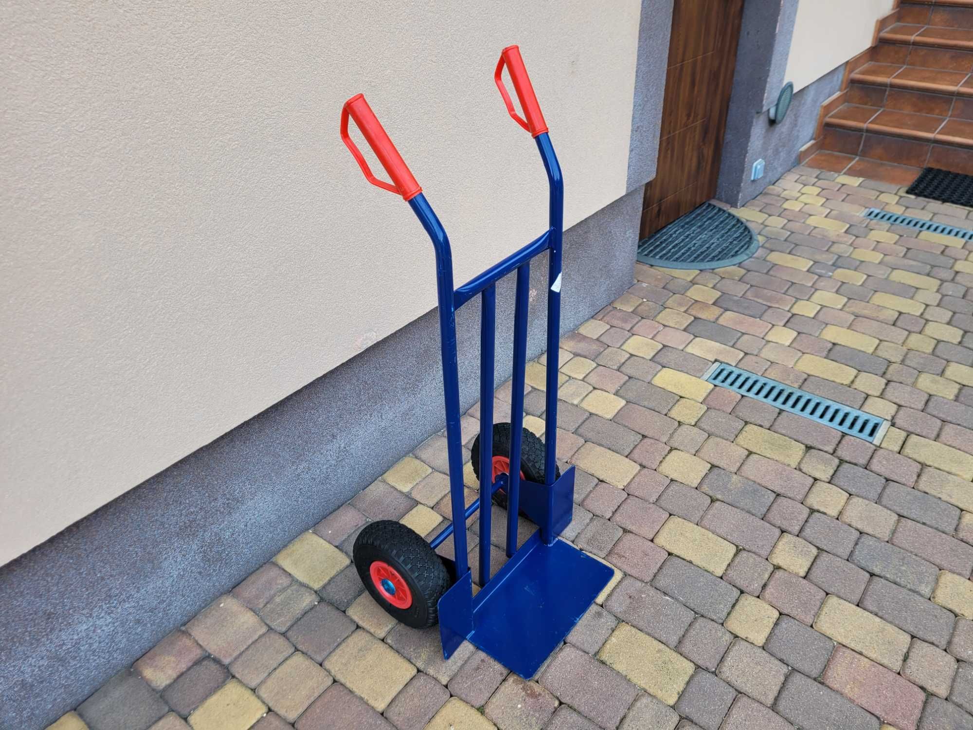 Wózek transportowy z kołami dętkowymi, do 200 kg