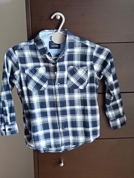 Camisa ao xadrez para rapaz