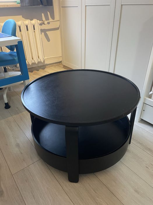 Stolik kawowy ikea borgeby 70 cm czarny