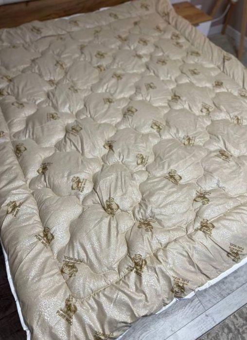 => Ковдра ОВЧИНА ШЕРСТЬ. Вовняна. Одеяло овчина. Ковдри