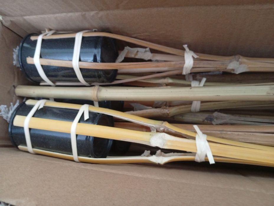 Pochodnie bambusowe 10 sztuk