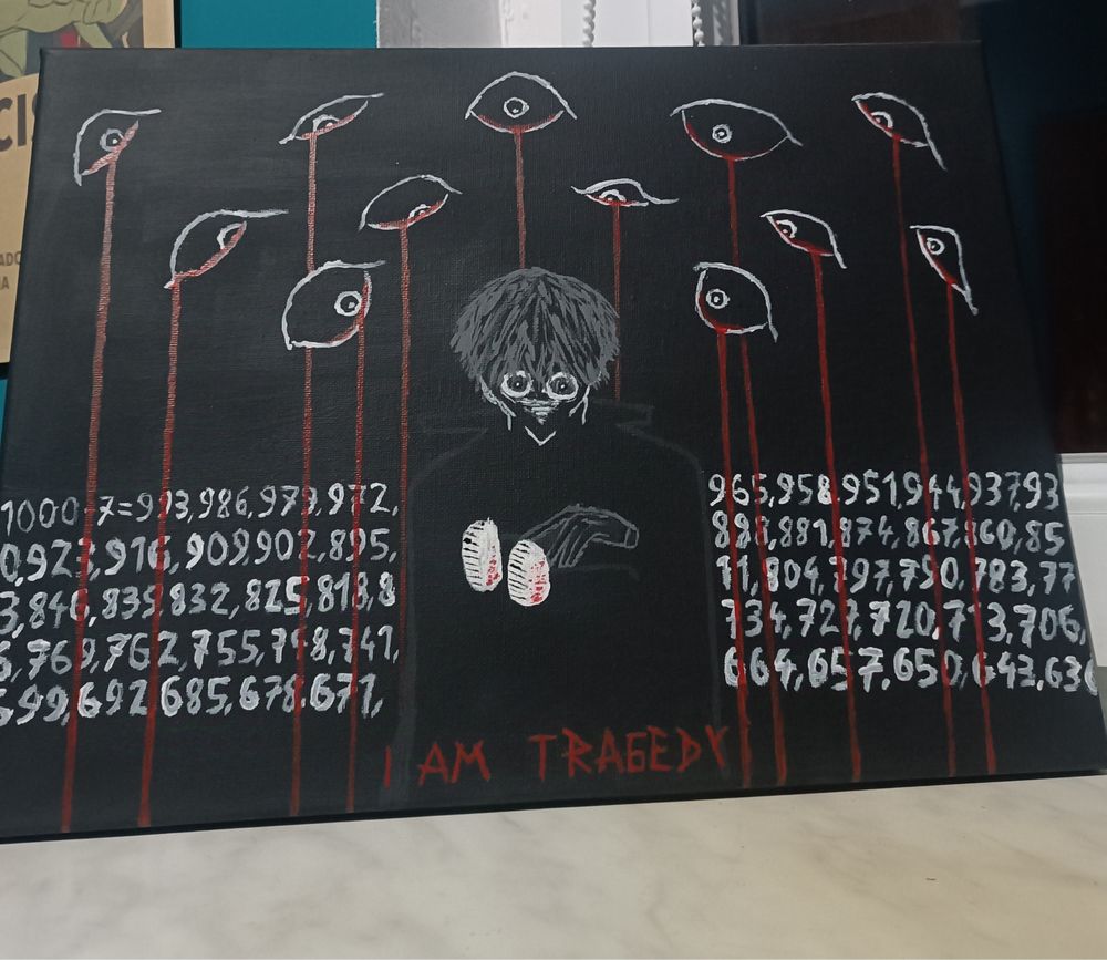 Obraz na plótnie - Tokyo ghoul, Ken Kaneki
