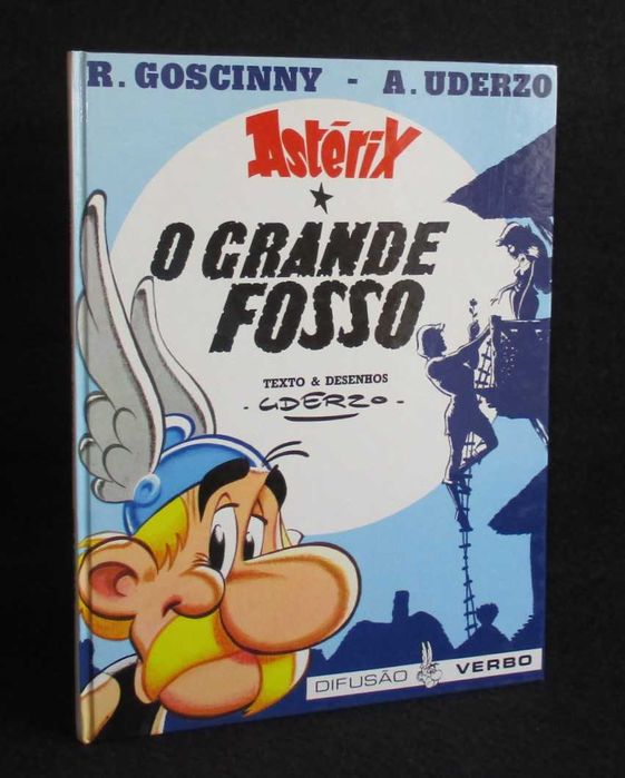 Livro BD O Grande Fosso Astérix Difusão Verbo Capa Dura