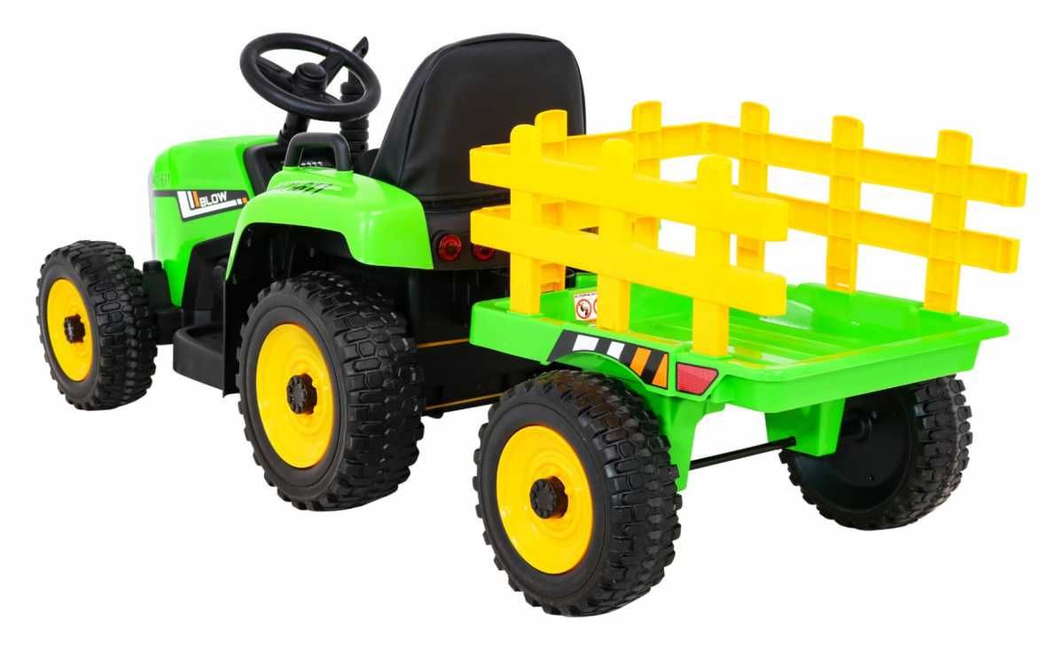 PROMOCJA! Pojazd Traktor z Przyczepą BLOW Dla Dzieci Na Akumulator