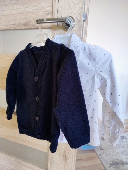 Koszula i sweter dla chłopca r. 104.