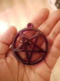 Wisiorek nowy satanic pentagram