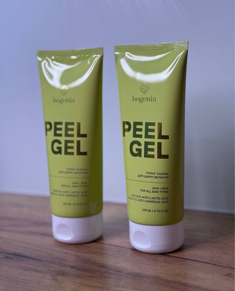 Пілінг скатка для шкіри обличчя Bogenia Peeling Gel