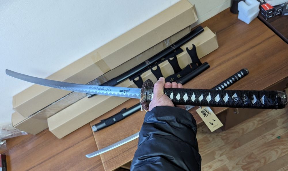 Самурайський меч Grand Way 13964 (Katana) Бусидо З Підставкою!! Катана