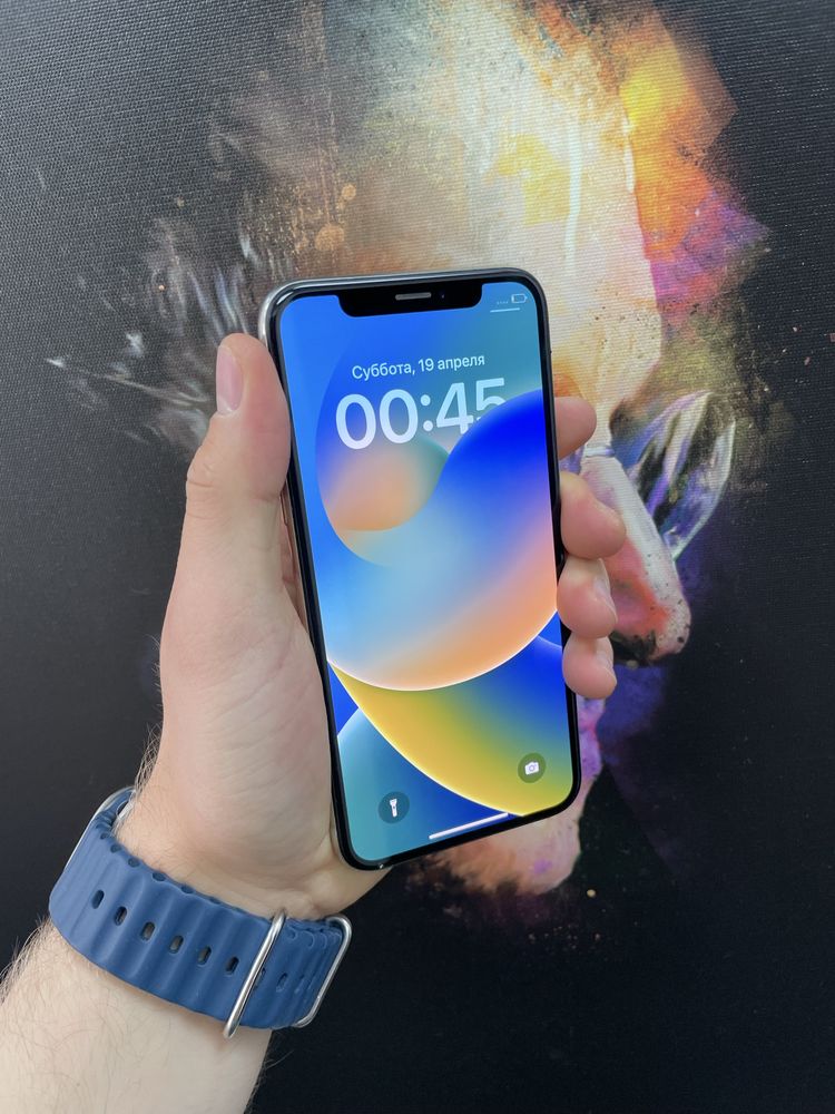 iPhone X 64Gb Silver Never lock