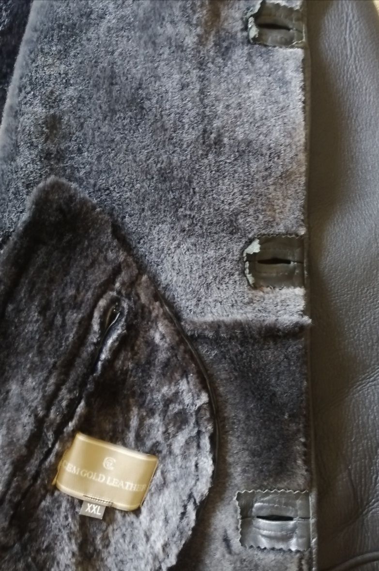 Дубленка мужская Cem Gold Leather XXL