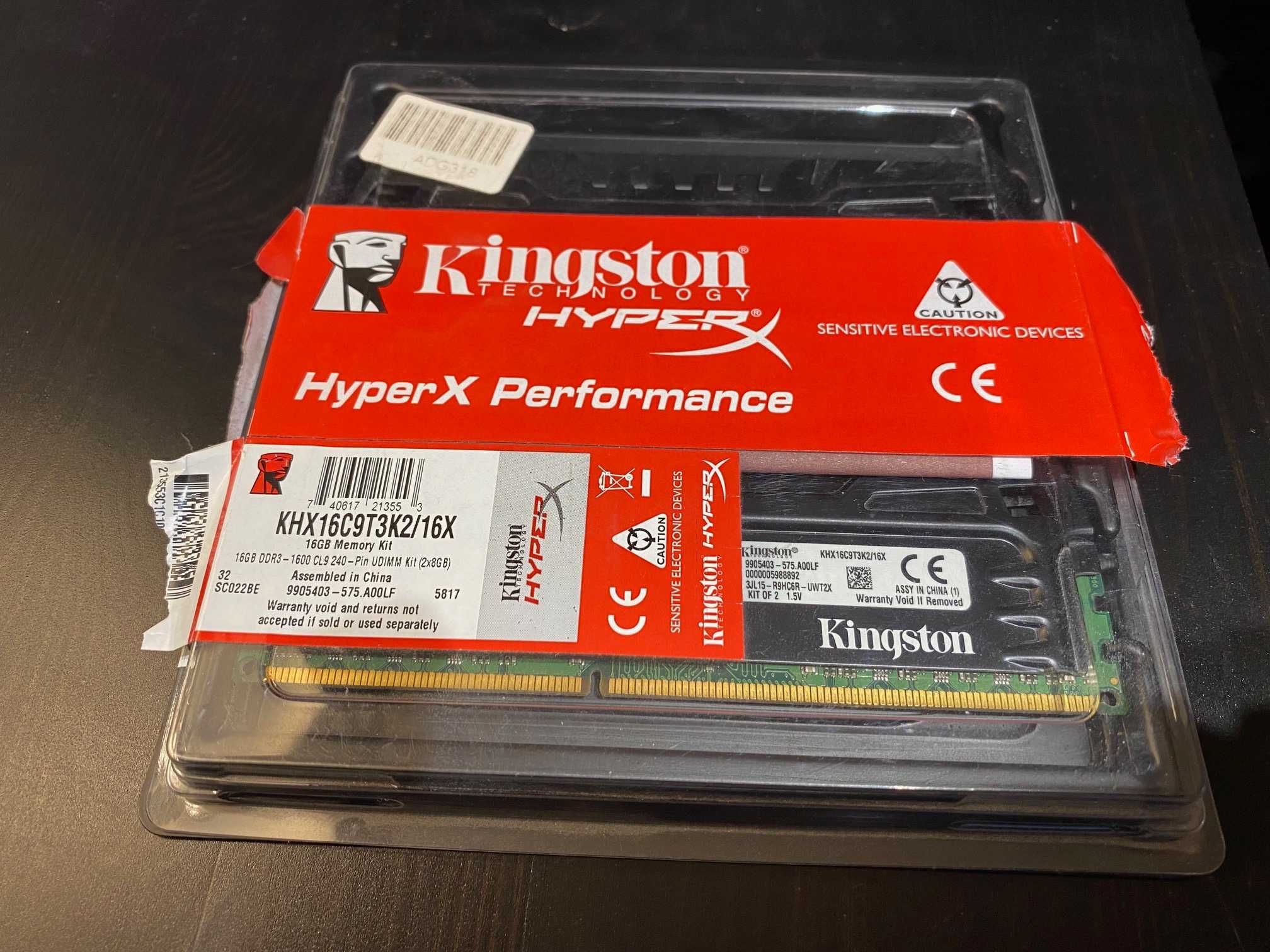 Kingston HyperX Performance 16GB DDR3 - 1600