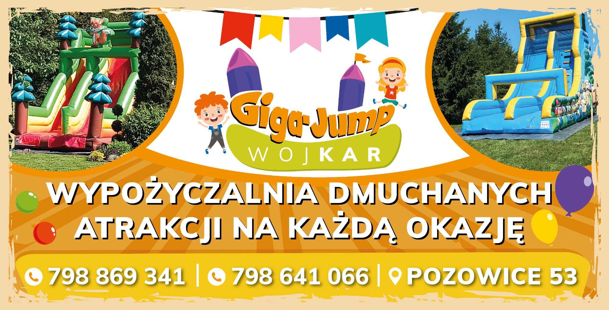 Wynajem dmuchaniec Dmuchańce dmuchawiec wypożycz zjeżdżalnia dmuchana