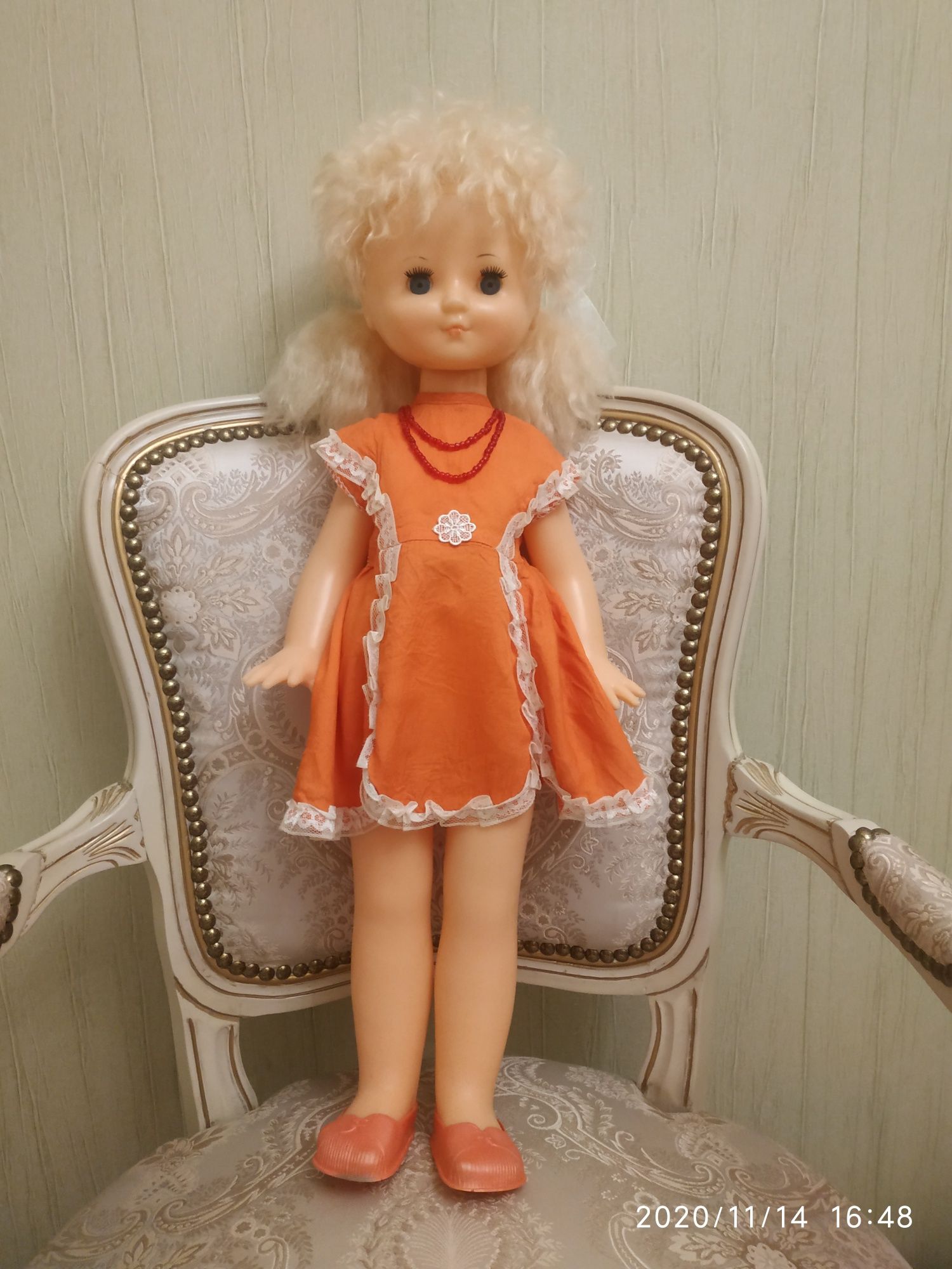 Кукла Олеся СССР Москва в родной одежде ходит