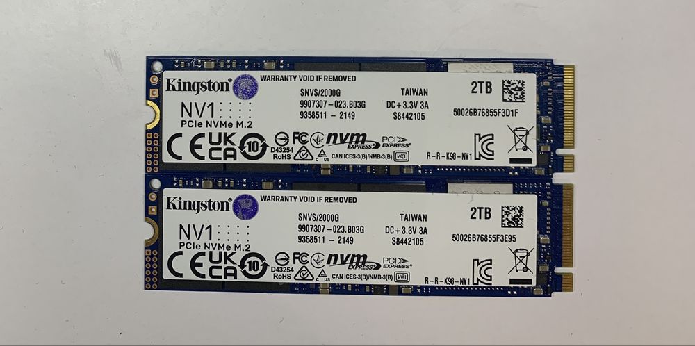 SSD накопичувач Kingston NVME 2Tb