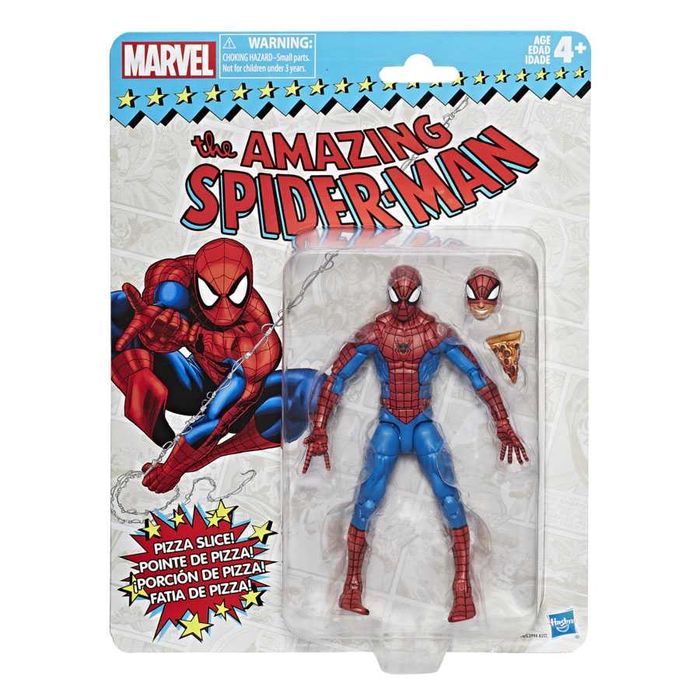 Marvel Legends Retro Wave Pizza Spider-Man Portes Grátis