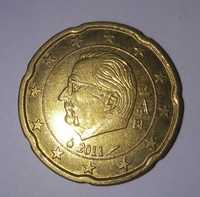 Moneta 20 euro cent Belgia 2011r.