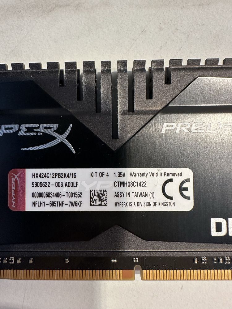 HyperX Predator 4 GB DDR4 3200 1.35V