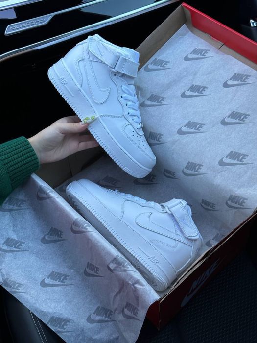 БЕЗКОШТОВНА ДОСТАВКА‼️Кросівки Nike Air Force 1 (Білі),еір форс,nike.