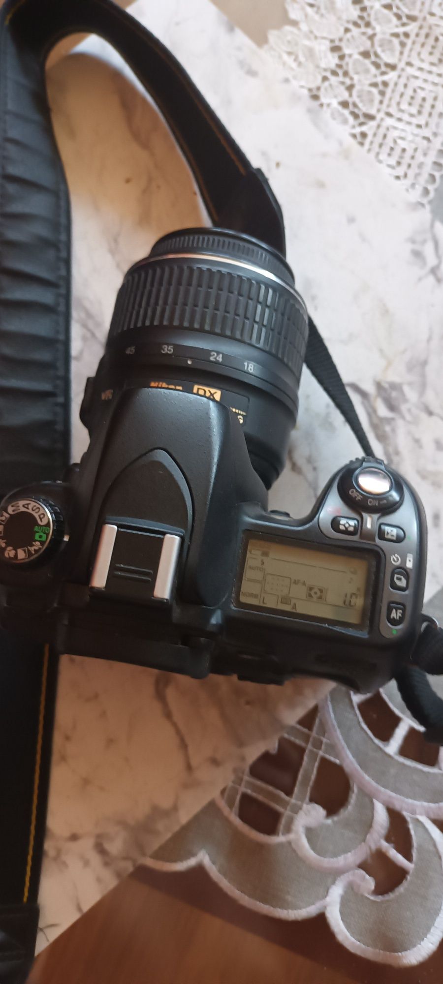 Lustrzanka Nikon d80 i obiektyw Nikor AS-F 18-55 mm 1:3,5-5,6G