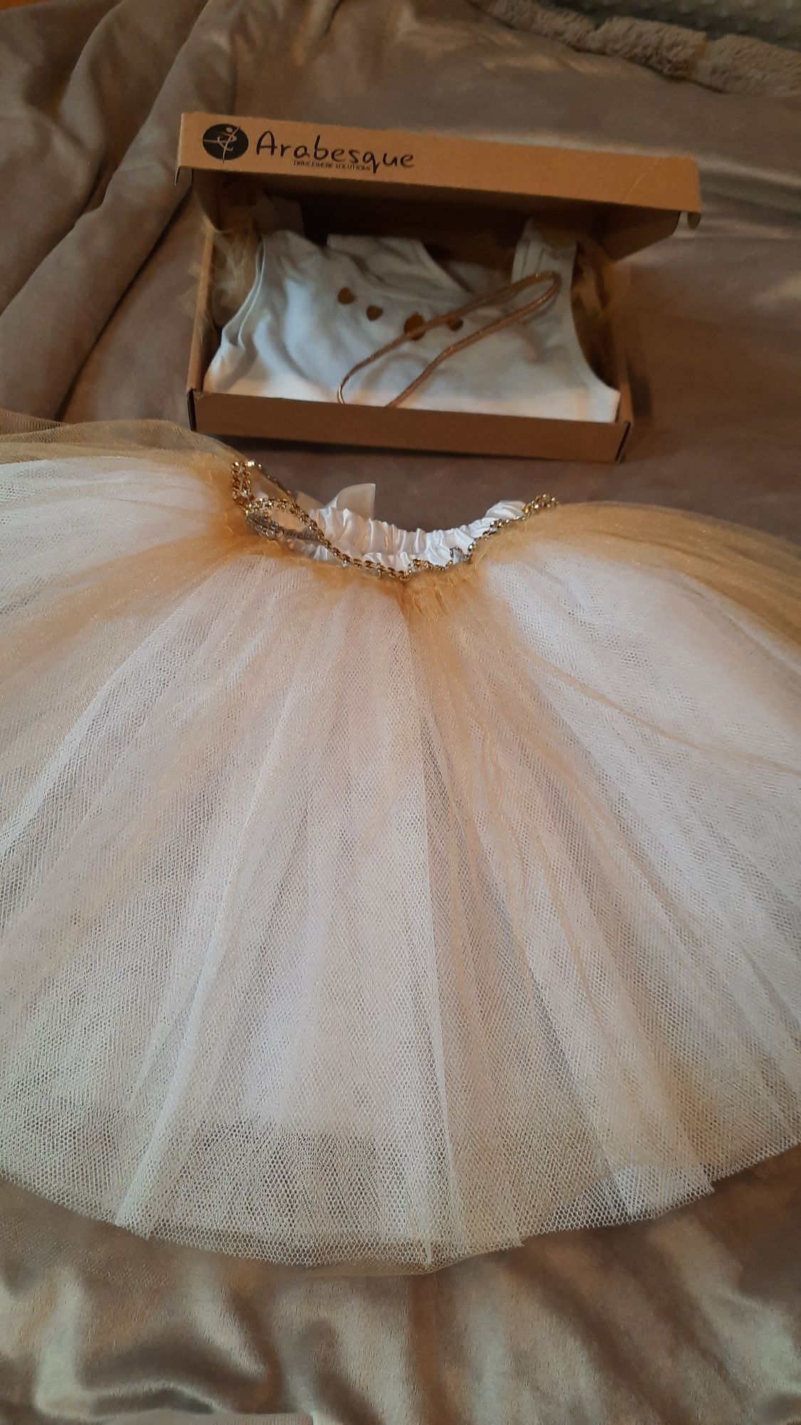 Arabesque body i spódnica tiulową do baletu strój