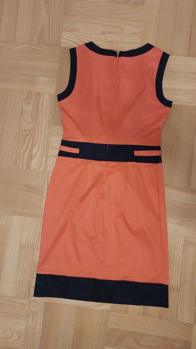 Sukienka pomarańcz z granatem