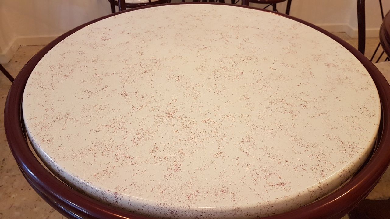 Mesas e cadeiras para café cafetaria Vintage Coffee tables and chairs