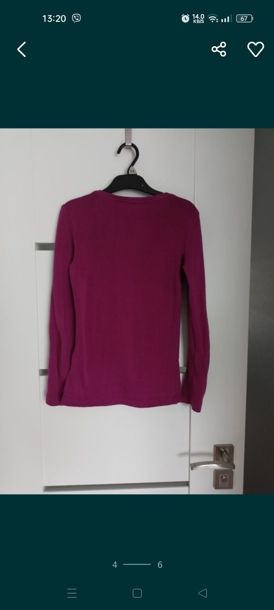 Bluzka t-shirt z długim rękawem Reserved basic