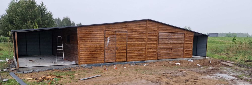 Złoty Dąb + Zadaszenie |Garaże  Bezpośrednio od Producenta - Maj-Blach