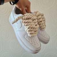 Original 40,41,42,43,44 Nike air force 1 rope laces white