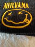 Czapka z żółtym logo Nirvana haftowana Rozmiar uniwersalny