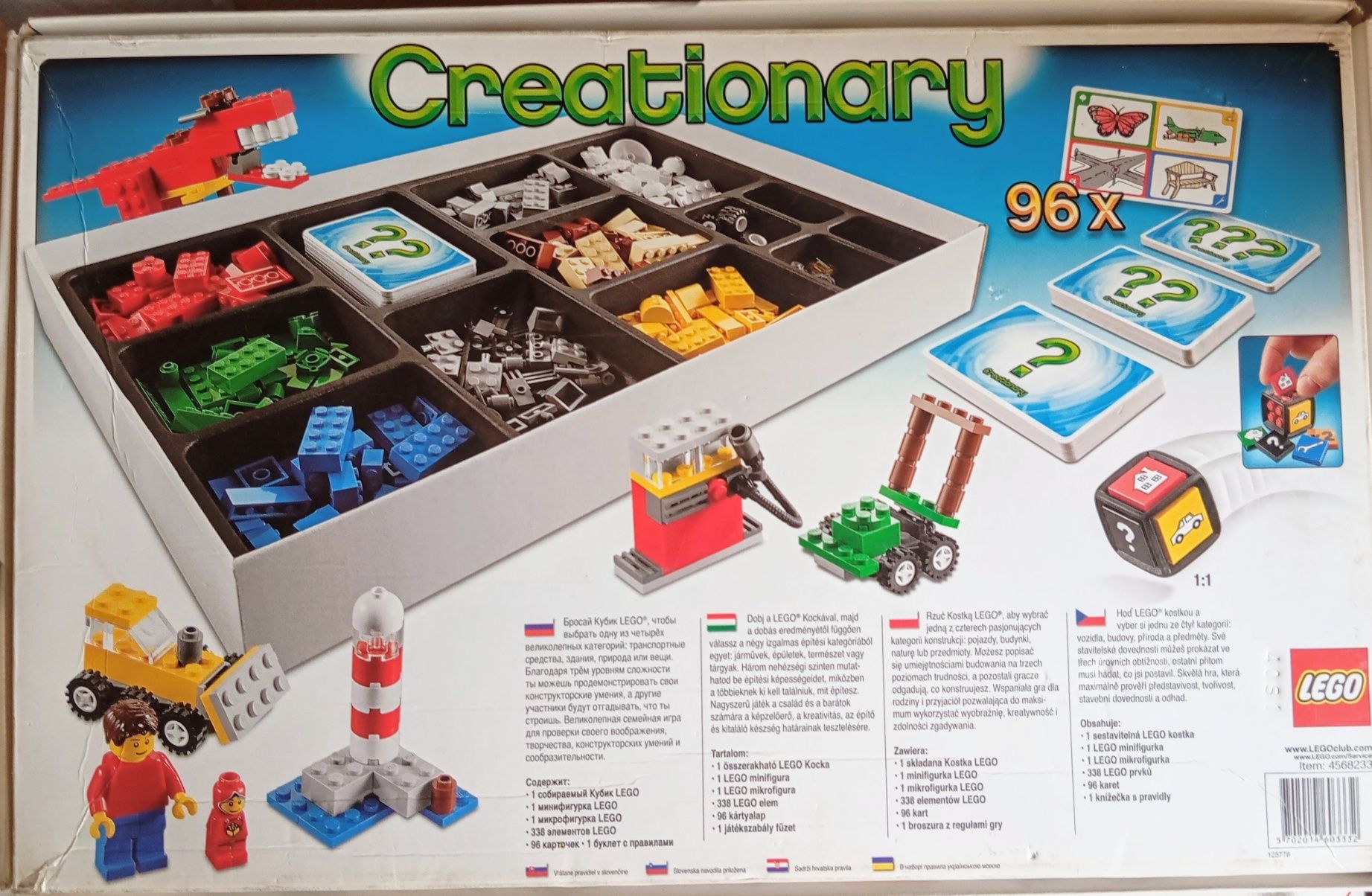 Creationary da Lego para reaproveitar.