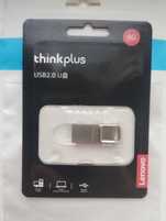 Мини флешка Lenovo Thinkplus 8gb накопитель металлическая