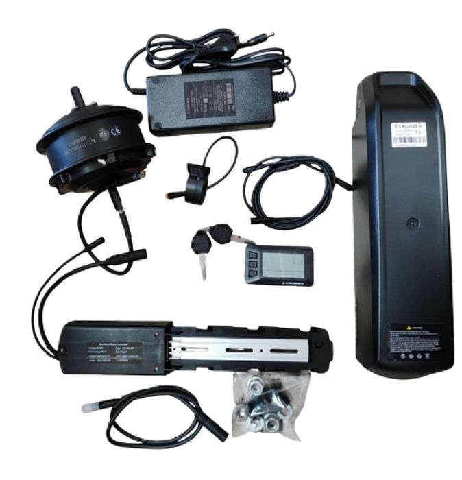 Электровелонабор E-Crosser 500Вт, 36V, 13Аh передній редукторний вело