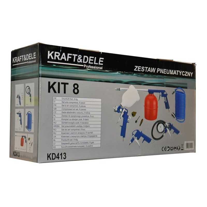 Zestaw Pneumatyczny 8 elementów KD413