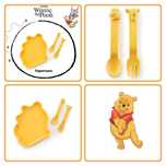 Conjunto Prato e talheres Winnie the Poo Disney Tupperware