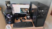 Komputer i-7 32GB RAM Zestaw monitor kompletny do zabawy i pracy cichy
