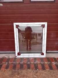 Nowe okno mahoń brąz 99x110/113 pcv plastikowe okna DOWÓZ CAŁY KRAJ
