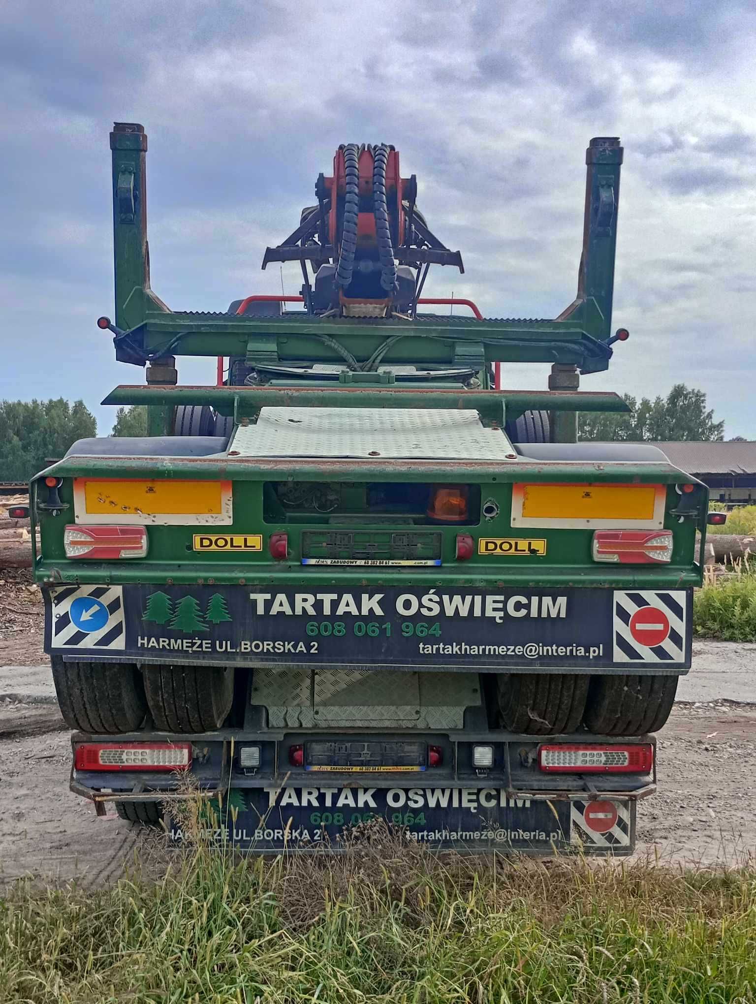 Samochód ciężarowy do drewna