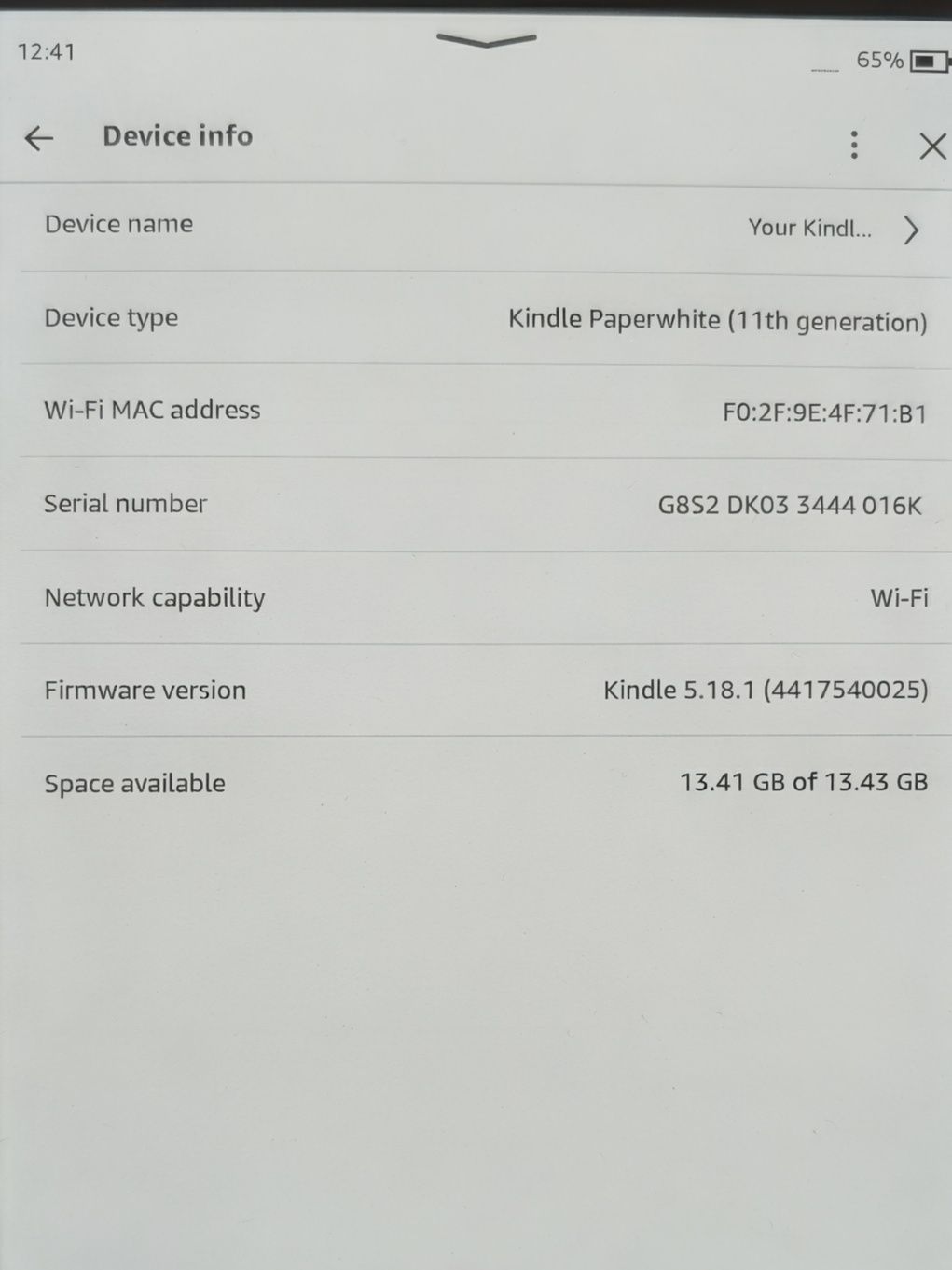 Kindle Paperwhite 16GB 11a Geração