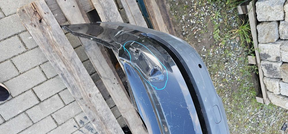 zderzak tylni tylny AUDI Q7 I 4L PDC