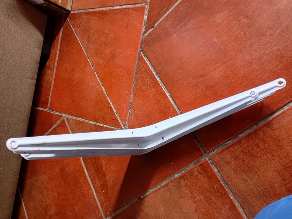 conjunto de 11 suportes metálicos 250 x 300mm,blanco