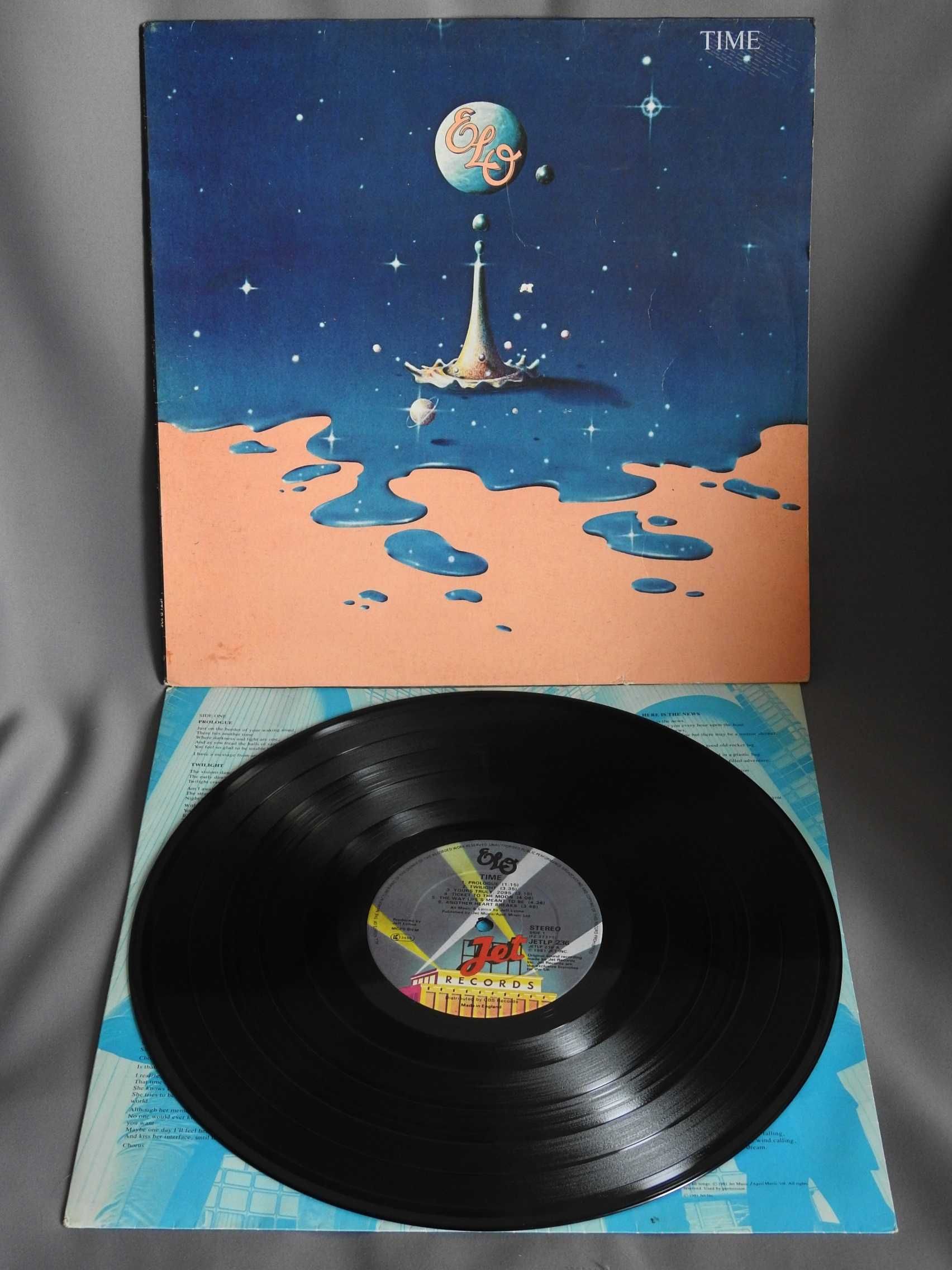 Electric Light Orchestra ELO Time LP 1981 UK пластинка EX Британия 1pr