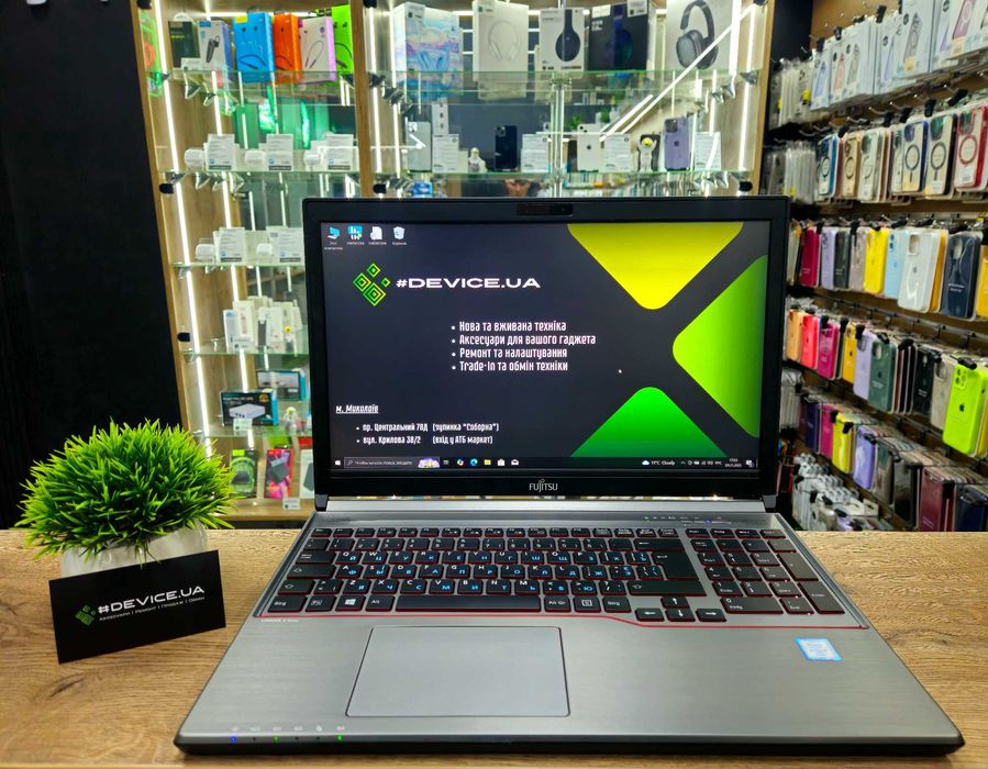 Ноутбук Fujitsu E756 (15.6/IPS/i5-6200U/8 ГБ/SSD 120/Intel HD 520)