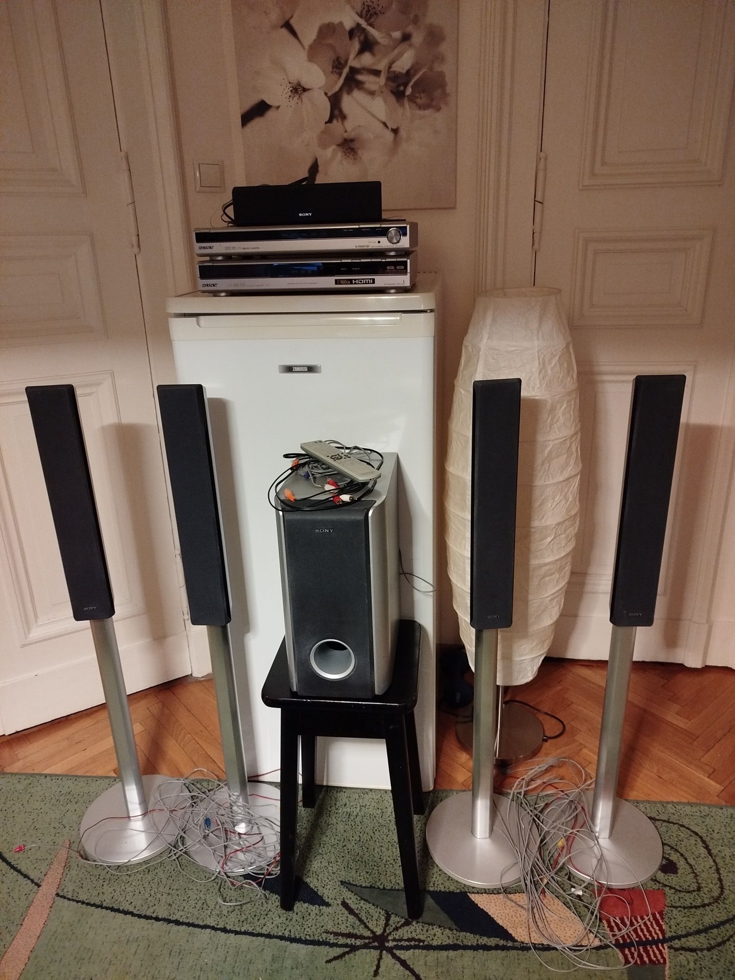 Kino domowe Sony - wzmacniacz + dvd z nagrywarką