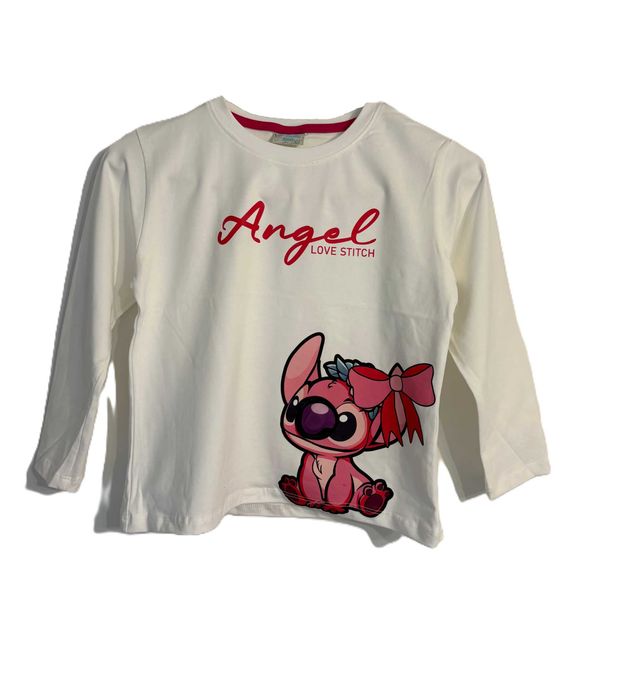 Bluzka dla dziewczynki Angel biała - r. 104