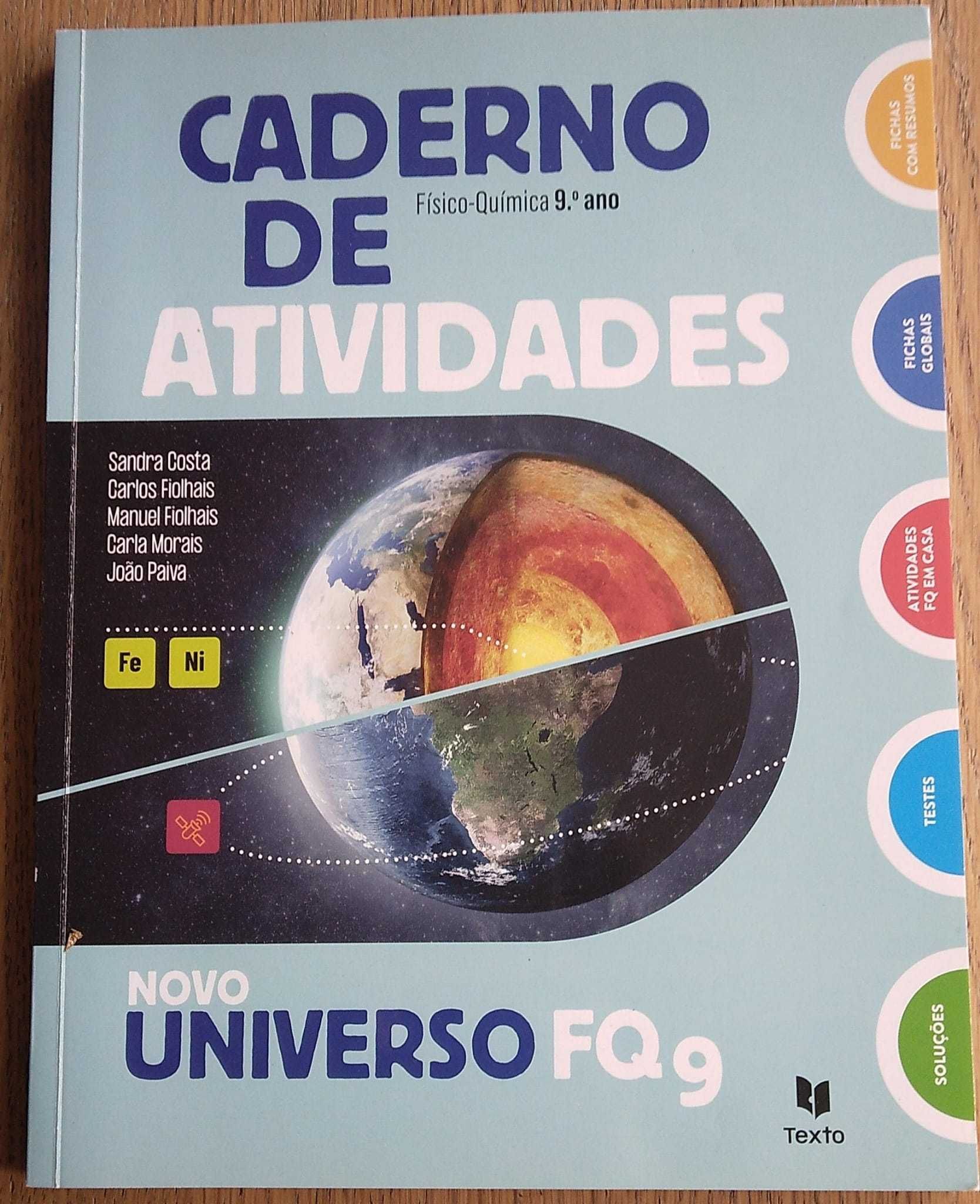 Caderno de Atividades FQ9 Novo Universo