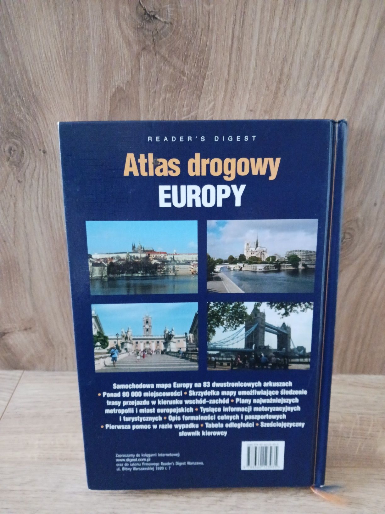 Książka Atlas drogowy europy Readers Digest